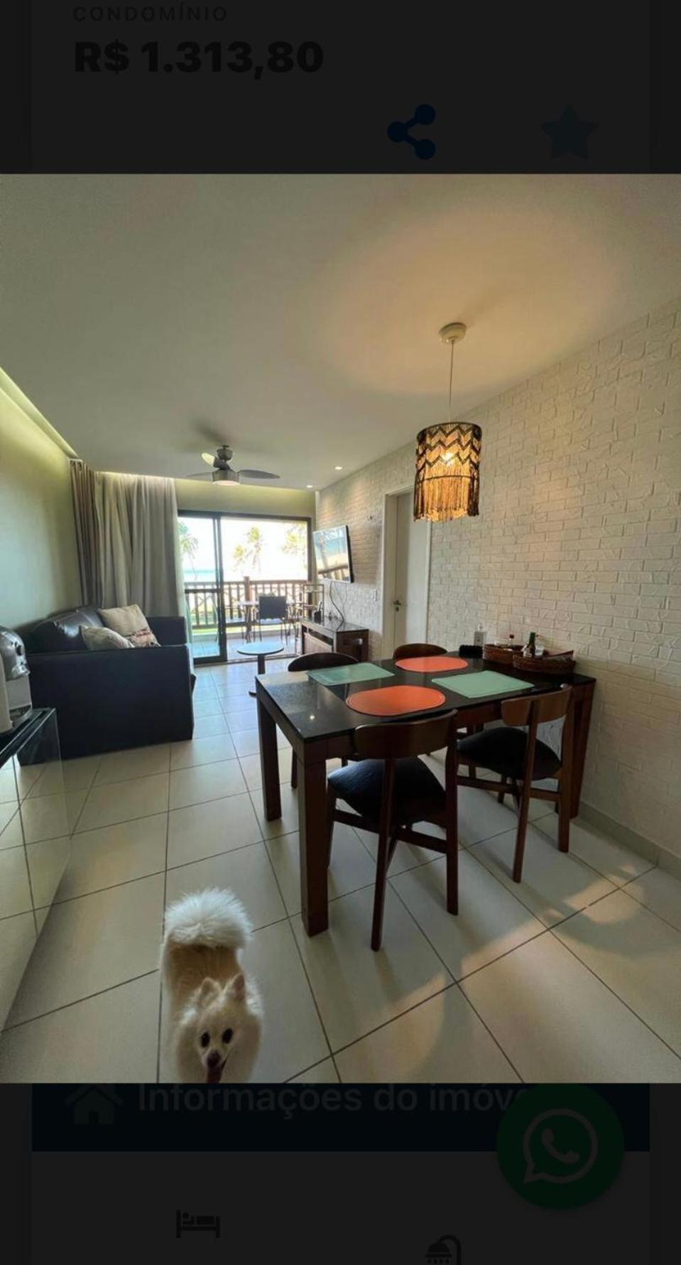 Appartement Vg Sun Bangalo P Cumbuco Fronte Mare 5 M Dal Mare Extérieur photo