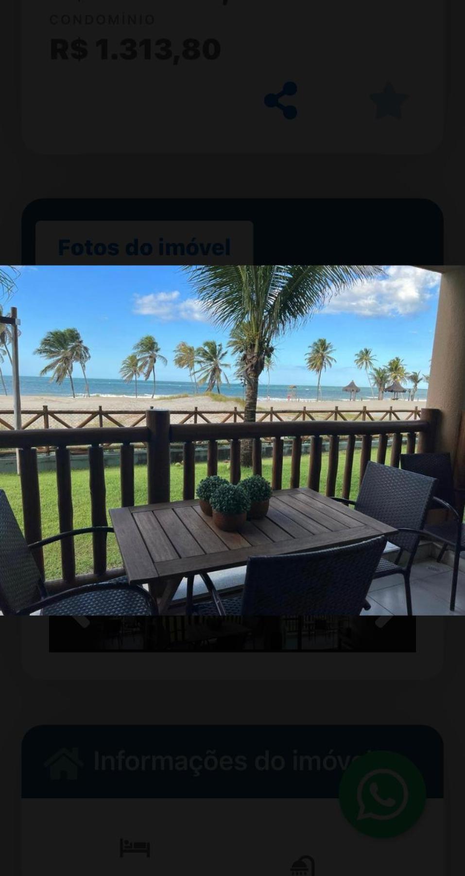 Appartement Vg Sun Bangalo P Cumbuco Fronte Mare 5 M Dal Mare Extérieur photo