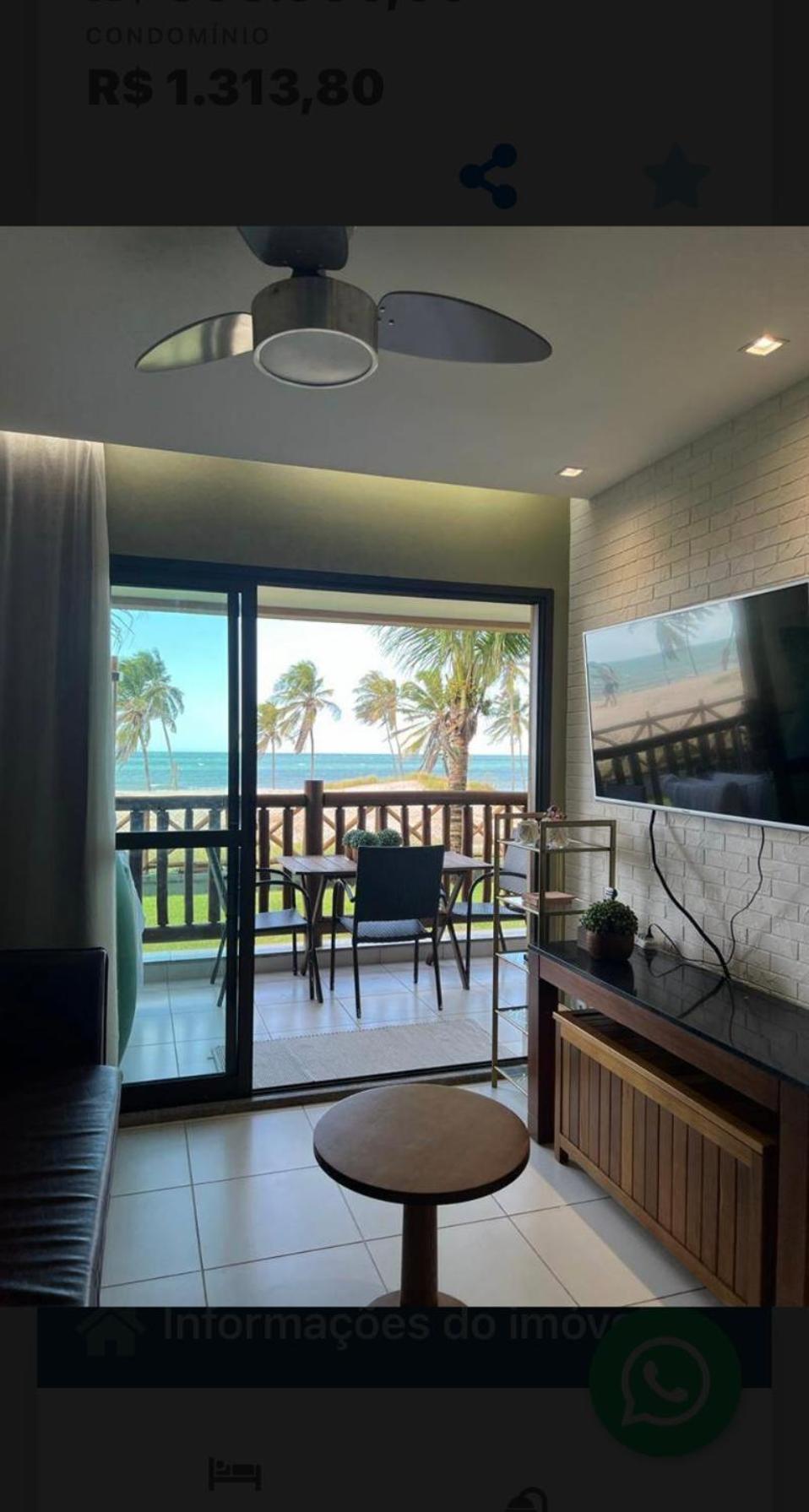Appartement Vg Sun Bangalo P Cumbuco Fronte Mare 5 M Dal Mare Extérieur photo
