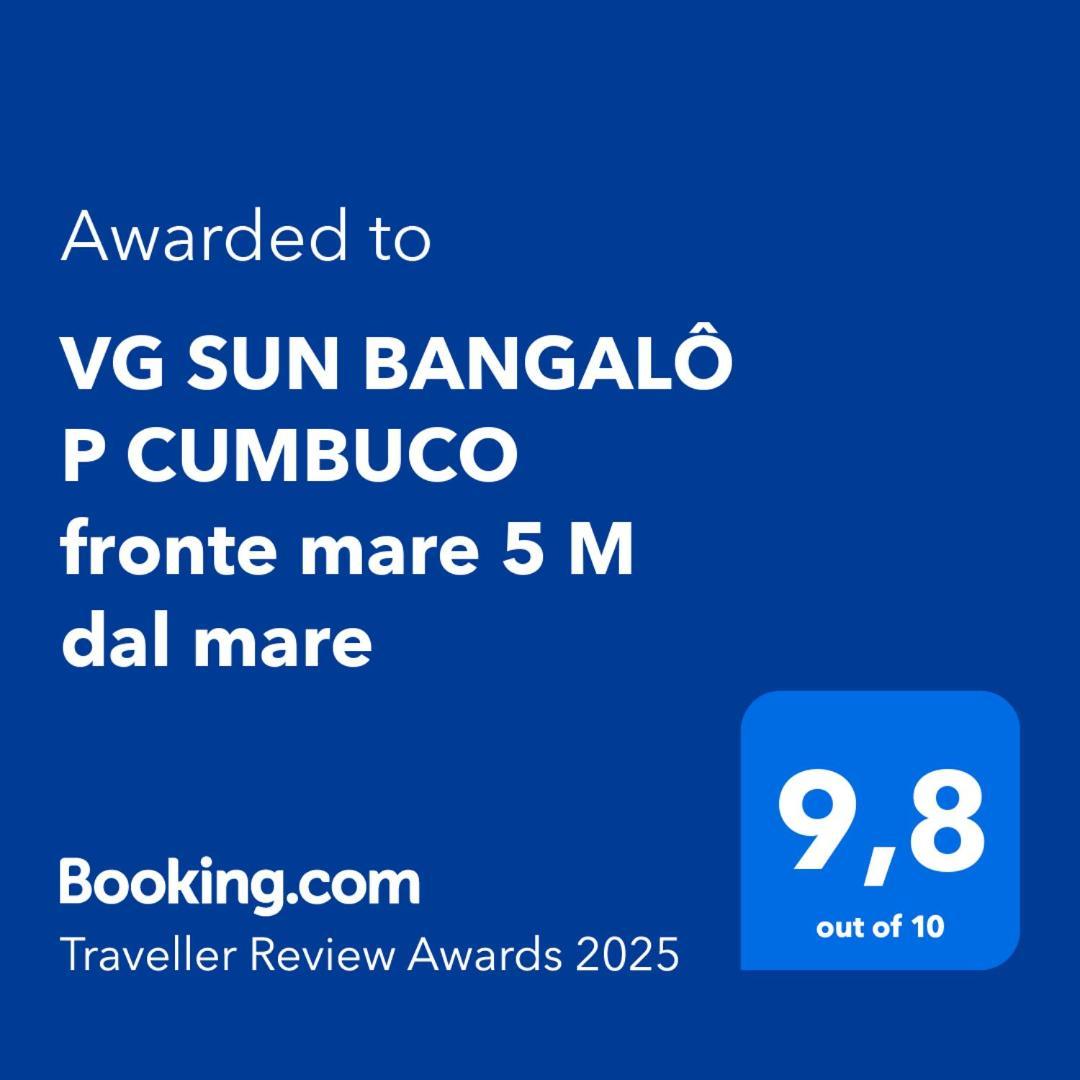 Appartement Vg Sun Bangalo P Cumbuco Fronte Mare 5 M Dal Mare Extérieur photo